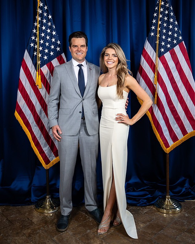 Matt Gaetz and his wife Ginger Luckey Gaetz