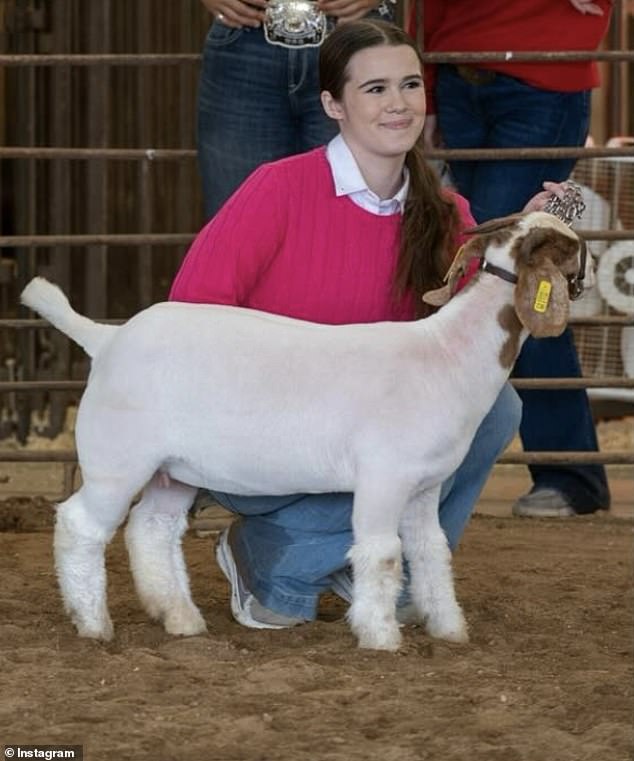 The teenager had been an ambitious animal show competitor and had just been made president of her school's Future Farmers of America