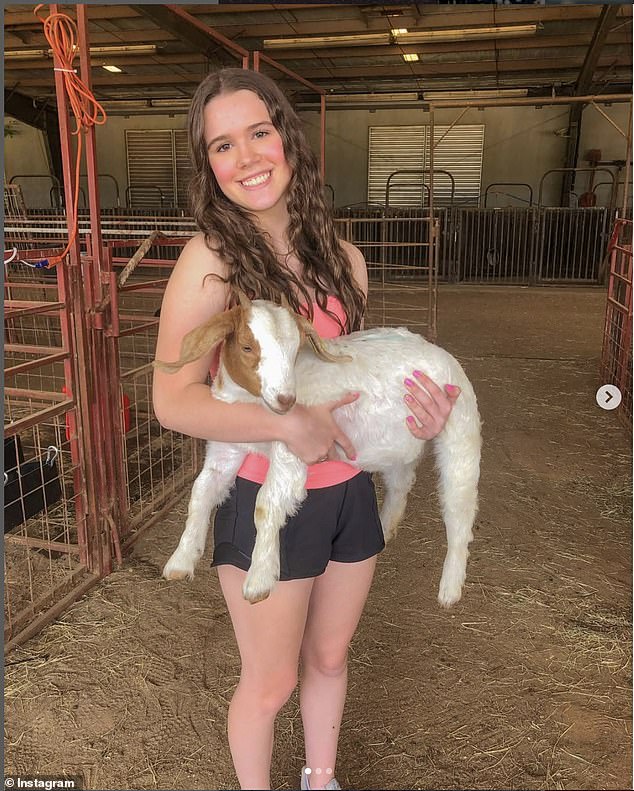 Texas high school senior and goat exhibitor Aubrey Vanlandingham, 17, is accused of poisoning her rival's goat over several days until it finally died in October