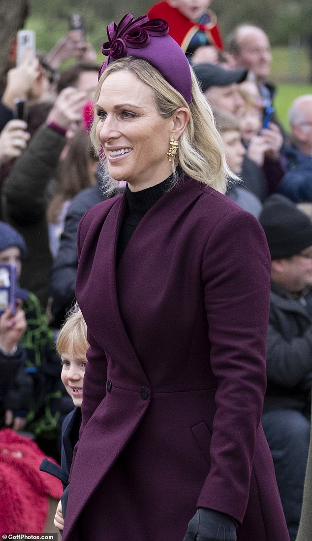 Zara Tindall beamed alongside her daughter Lena Elizabeth Tindall