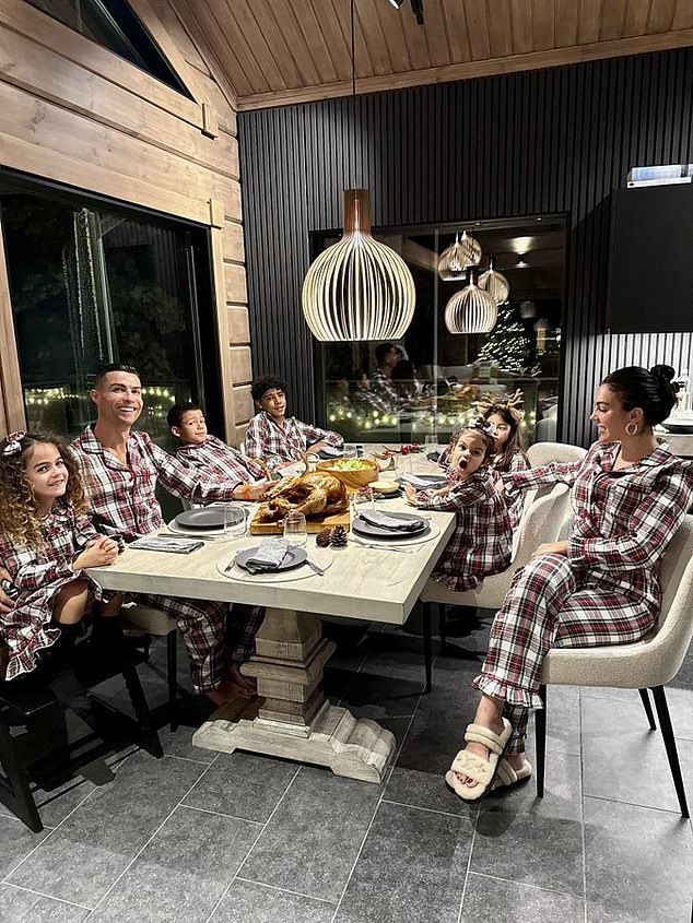 Cristiano Ronaldo posted a family photo, calling it the 'most important part of Christmas'