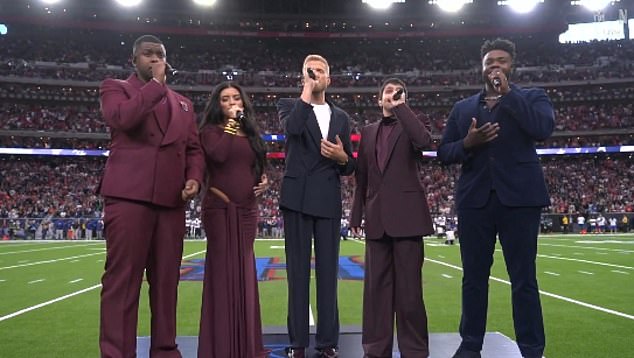 NFL fans were blown away by Grammy-winning acapella group Pentatonix's National Anthem