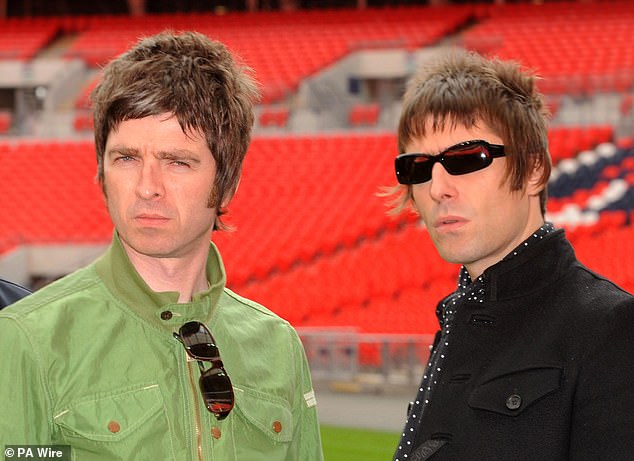 Older brother Noel (left) , who is named after the French word for the big day, has previously spoken of not being a big fan of Christmas