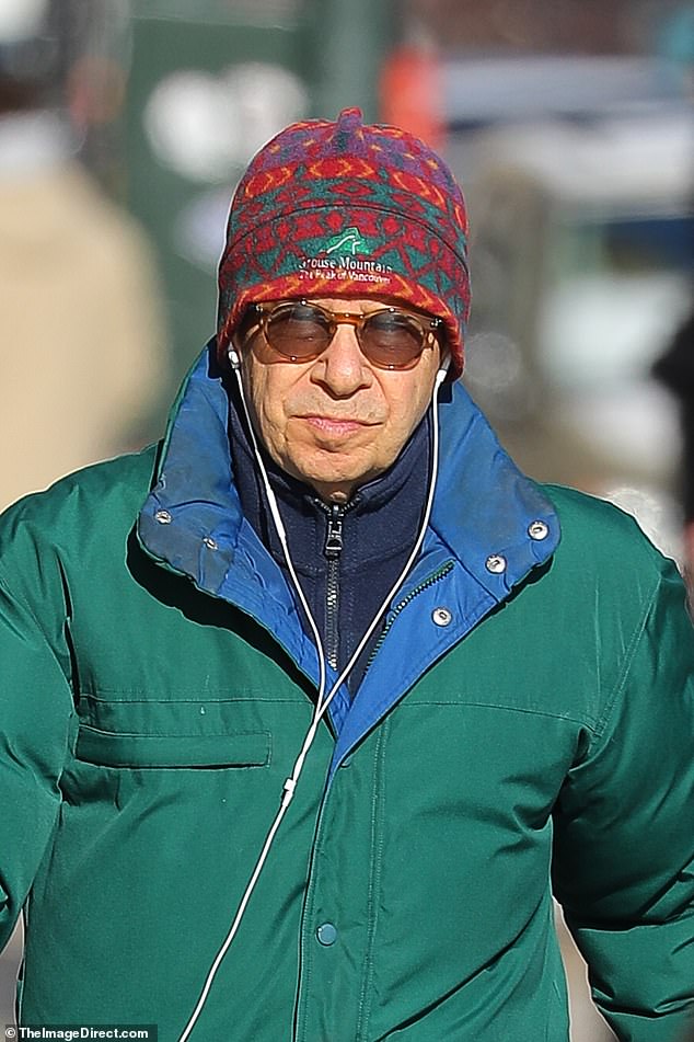 It is Rick Moranis! The reclusive actor was seen dressed perfectly for a cold day in the Big Apple