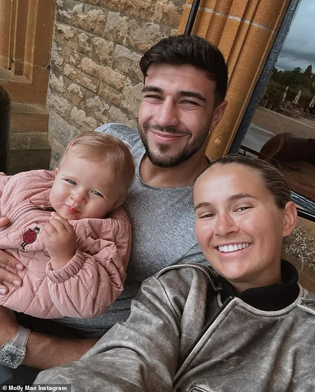 An Instagram snap of Molly-Mae with Tommy and Bambi before they split up