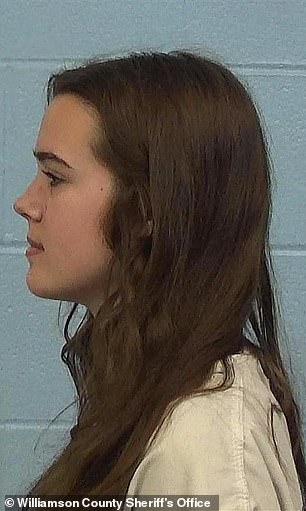 Aubrey Vanlandingham in her mug shot