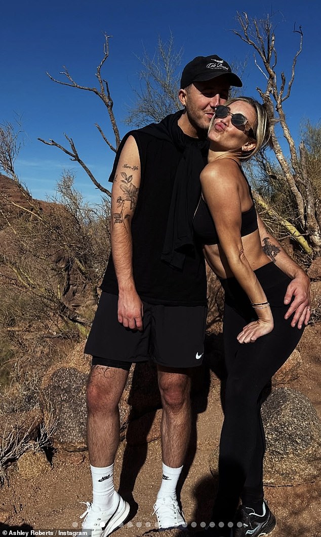 The former Pussycat Doll singer, 43, has been enjoying a sun-soaked holiday in the States this Christmas with her 25-year-old boyfriend, George Rollinson