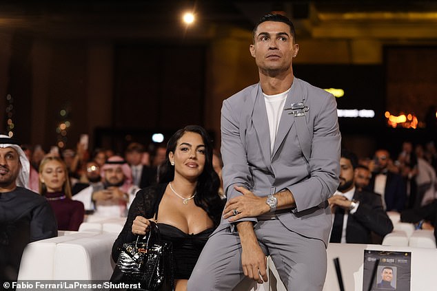 Cristiano Ronaldo once again sparked rumours he and long-term partner Georgina Rodriguez are secretly married