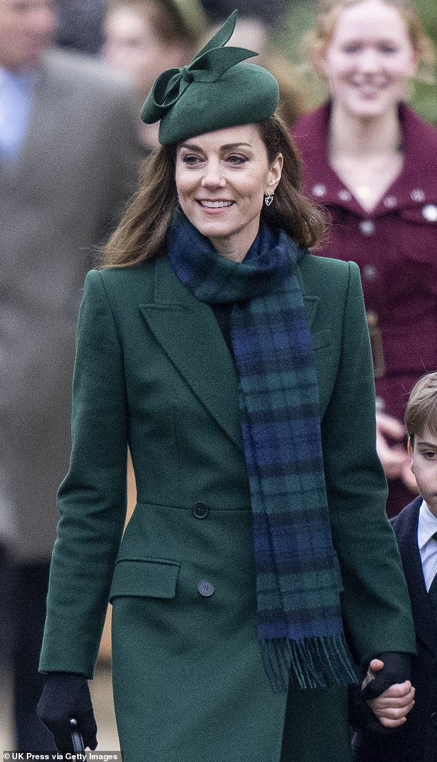 NOW: The now-Princess of Wales is seen wearing the same hat 11 years later, prompting fans to comment on social media