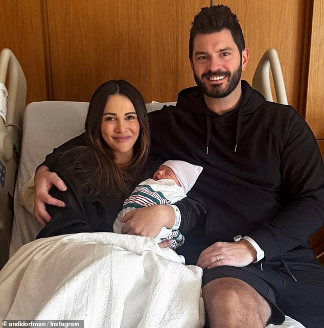 Andi Dorfman, 37, revealed that she was hospitalized just days after announcing she gave birth to her first child - a baby girl named Harper - on December 20