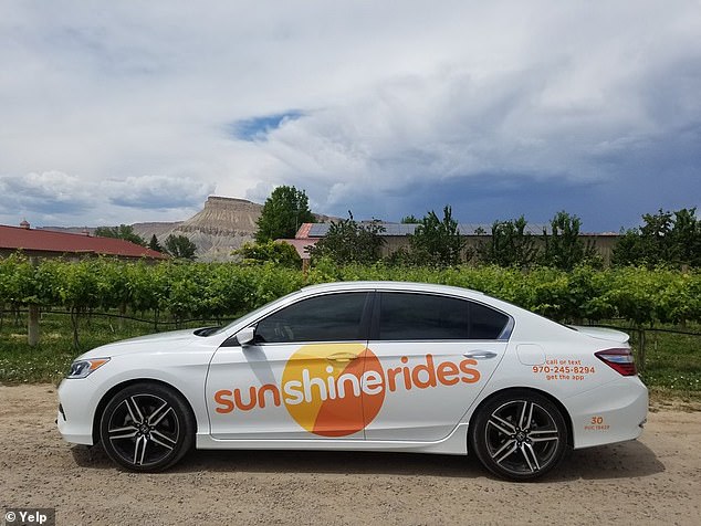 Egan was driving behind Alex in a Sunshine Rides taxi. He followed the young reporter from the Delta area to Grand Junction