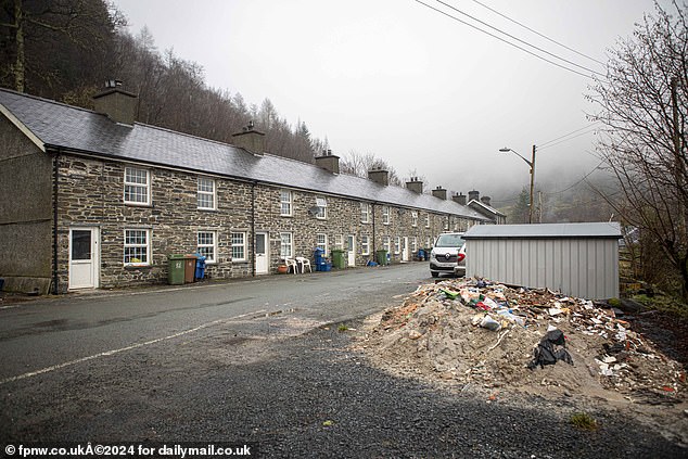 Most of the 16 former quarrymen's houses and cottages have now been left empty after tenants were forced out