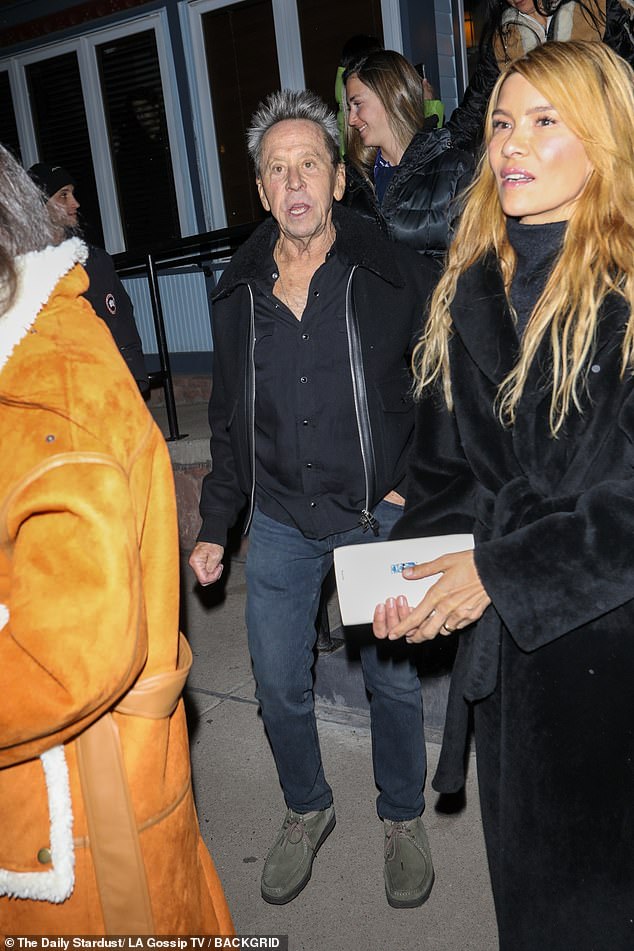 American film producer Brian Grazer, 73, was also seen leaving the restaurant which costs about $250 a person