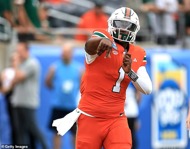 Miami seemed disinterested with this game as QB Cam Ward left early, uninjured