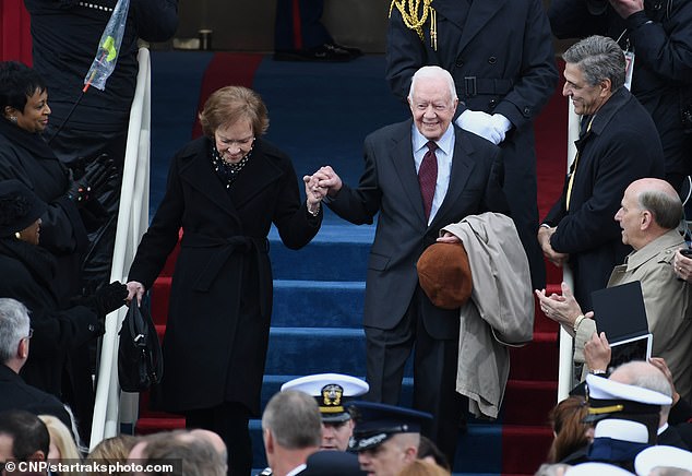 Donald Trump's inaugural parade after being sworn-in as the 45th President