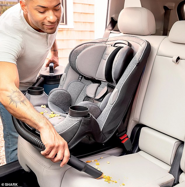 Notoriously tricky-to-clean car interiors can become messy before you know it, but your ride will always look as good as new thanks to this handy and lightweight vacuum