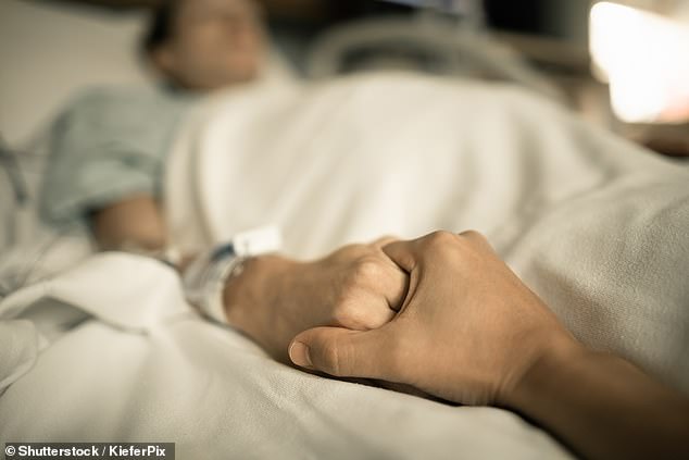 Kath Smith, 32, has detailed the incredible moment that she knew her boyfriend was waking up from a coma - when he put his hand up her shirt and undid her bra (stock image)