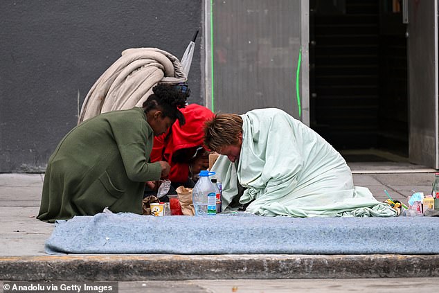 The post comes as shocking new data from the Department of Housing and Urban Development reveals California's position as the worst state in America for homelessness, with numbers that dwarf other states