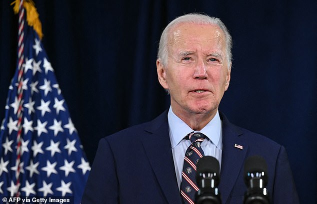 President Joe Biden sputtered his way through a nine-minute appearance Sunday night in St. Croix to pay tribute to the late President Jimmy Carter