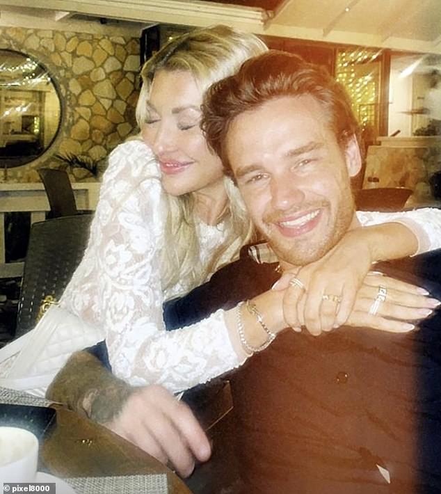 Liam with his influencer girlfriend Kate Cassidy where he stayed in a $12,000-a-month mansion with her in the summer