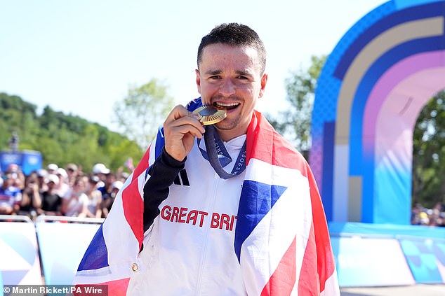 Tom Pidcock won gold in mountain biking and is rewarded with an OBE