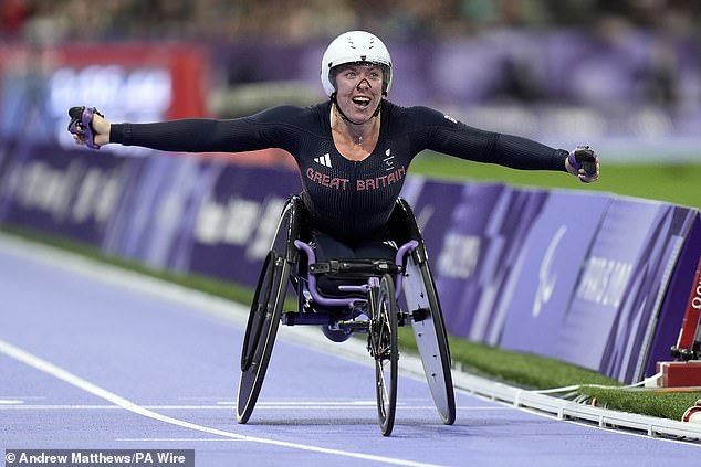 Hannah Cockroft becomes a CBE after winning two more golds at the Paralympics