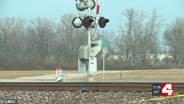 Hogan was hit by a train just after 3:30 a.m. on December 24 when her car got stuck on the tracks near the intersection of James S. McDonnell Boulevard and Banshee Road in St. Louis