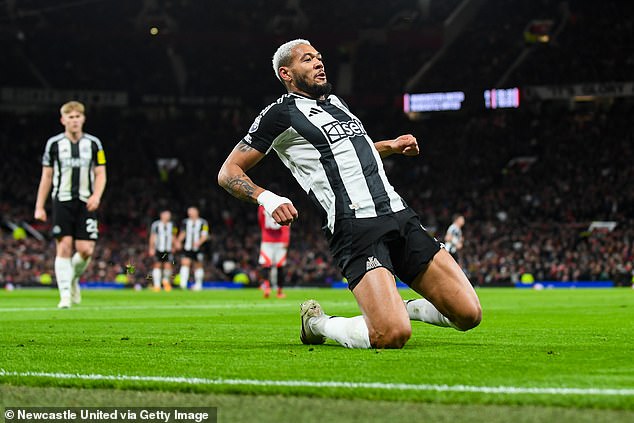 Joelinton added Newcastle's second as the visitors raced into a commanding lead