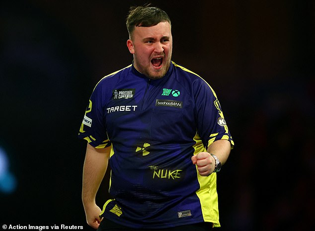 Luke Littler held his nerve to book his place in the quarter-finals of the World Championship