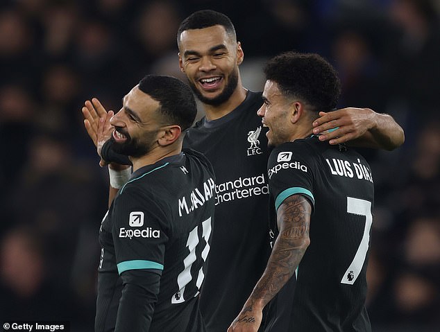 Liverpool's front three of Mo Salah, Cody Gakpo, and Luis Diaz are propelling them towards a second Premier League title