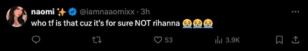 Some questioned if the person in the clip was really Rihanna