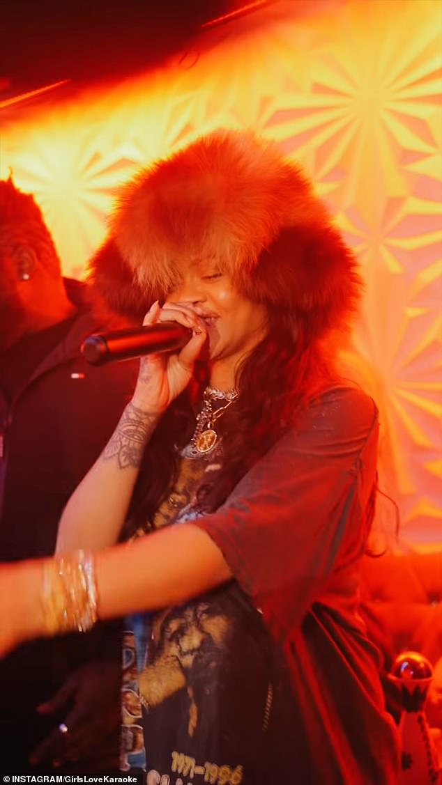 Rihanna, 36, has been roasted by fans for a 'horrible' karaoke performance in New York City