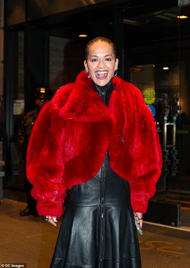 Rita appeared elated with her role as cohost as she was spotted walking around Manhattan with a huge smile