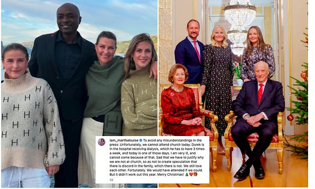 Princess Martha Louise of Norway reveals why she and Shaman Durek missed Christmas Day