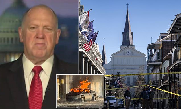 Trump border czar Tom Homan has a message for Biden after 'suicide' attacks in New Orleans