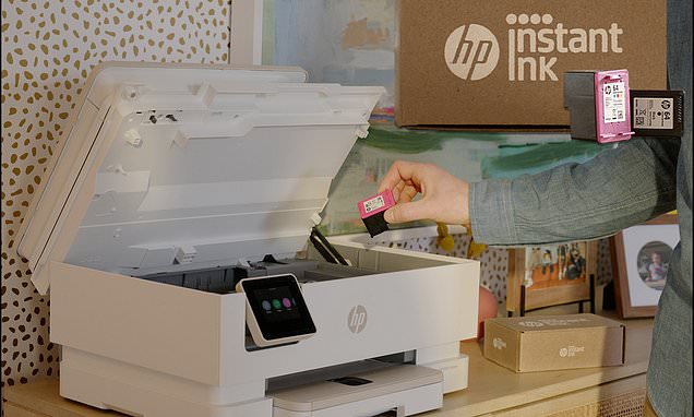 Enjoy convenient, cost-effective printing with HP Instant Ink delivered right to your