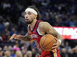 FILE - New Orleans Pelicans guard Jose Alvarado drives to the basket during the second half of an NBA basketball game against the Orlando Magic, Nov. 8, 2024, in Orlando, Fla. (AP Photo/John Raoux, File)