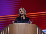 FILE - New Mexico Gov. Michelle Lujan Grisham speaks during the Democratic National Convention, Aug. 20, 2024, in Chicago. (AP Photo/Brynn Anderson, File)