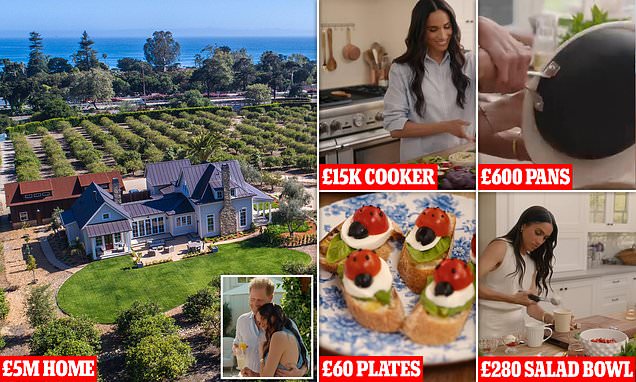 At home with Meghan.. just not HER home: Duchess rents £5m reality TV mansion a stone's