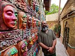 Adel Yazdi has over the years turned the walls of his old neighbourhood into a vivid visual tapestry 'telling the stories of the people living there'