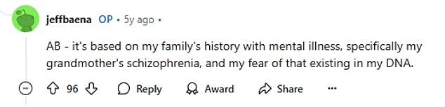 Baena and Brie cowrote the film together about the latter's family history with mental illness, specifically the actress' grandmother, who suffered from schizophrenia, she revealed on Reddit in 2020