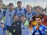 Dele Alli begins full training during his trial with Cesc Fabregas' Como FC as the ex-Tottenham and England star bids to revive his career in Italy