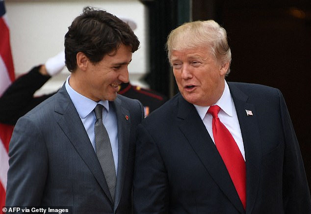 President Donald Trump again floated the idea that Canada become the 51st U.S. state as he credited his tariff plan as the reason Canadian Prime Minister Justin Trudeau stepped down on Monday