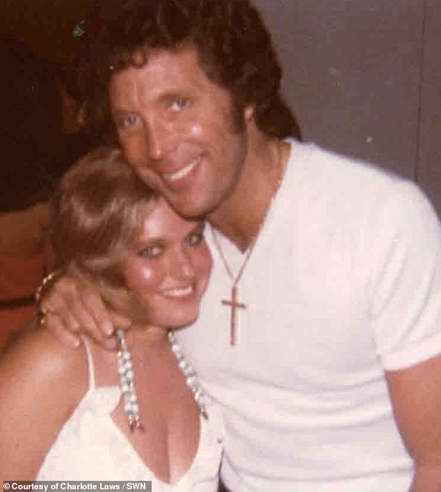 Charlotte Laws and Tom Jones dated for three years after they met at Caesars Palace in Las Vegas when she was 17, through her sheer will to meet him