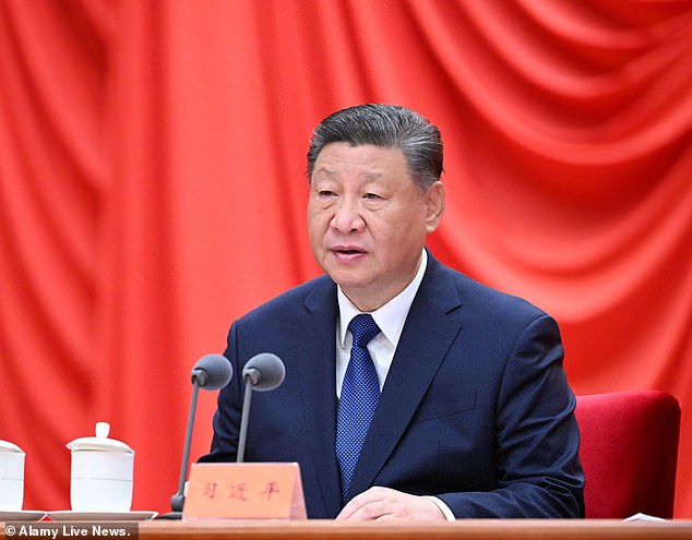 President Xi of China, a rival superpower which has wrapped its tentacles around  the globe.