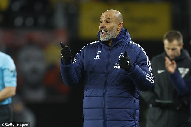 Nuno Espirito Santo's Nottingham Forest came close to landing the Frankfurt forward