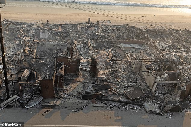 Jeff's neighbors Candy Spelling and Rick Caruso face devastation as their neighboring Malibu homes are reduced to ashes in the California wildfires