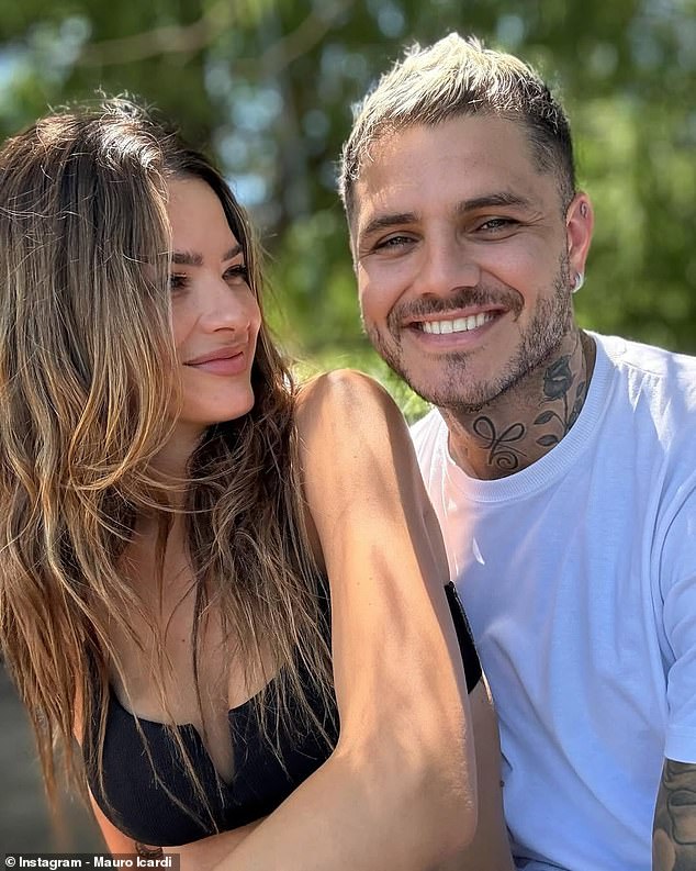 Galatasaray star Mauro Icardi, 31, has gone public with his new girlfriend on social media