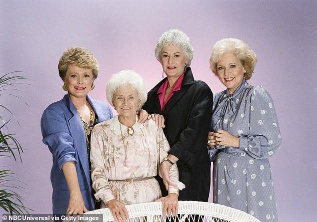 The Golden Girls was a famous American sitcom based on single women in their 50s to 70s and debuted in 1985. It featured stars Bea Arthur, Betty White, Rue McClanahan and Estelle Getty. Their oversized floral cardigans, greying hair and subtle makeup is a marked departure from the youthful appearance of today's stars of the same age