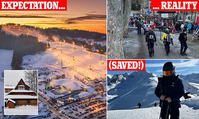 I went on a skiing holiday to a low-lying budget resort in Poland - and there was no snow!